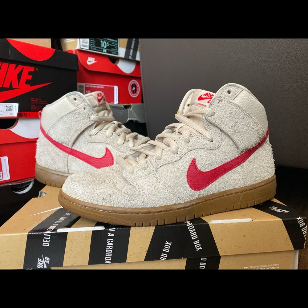 Nike sb dunk high birch sz 9.5